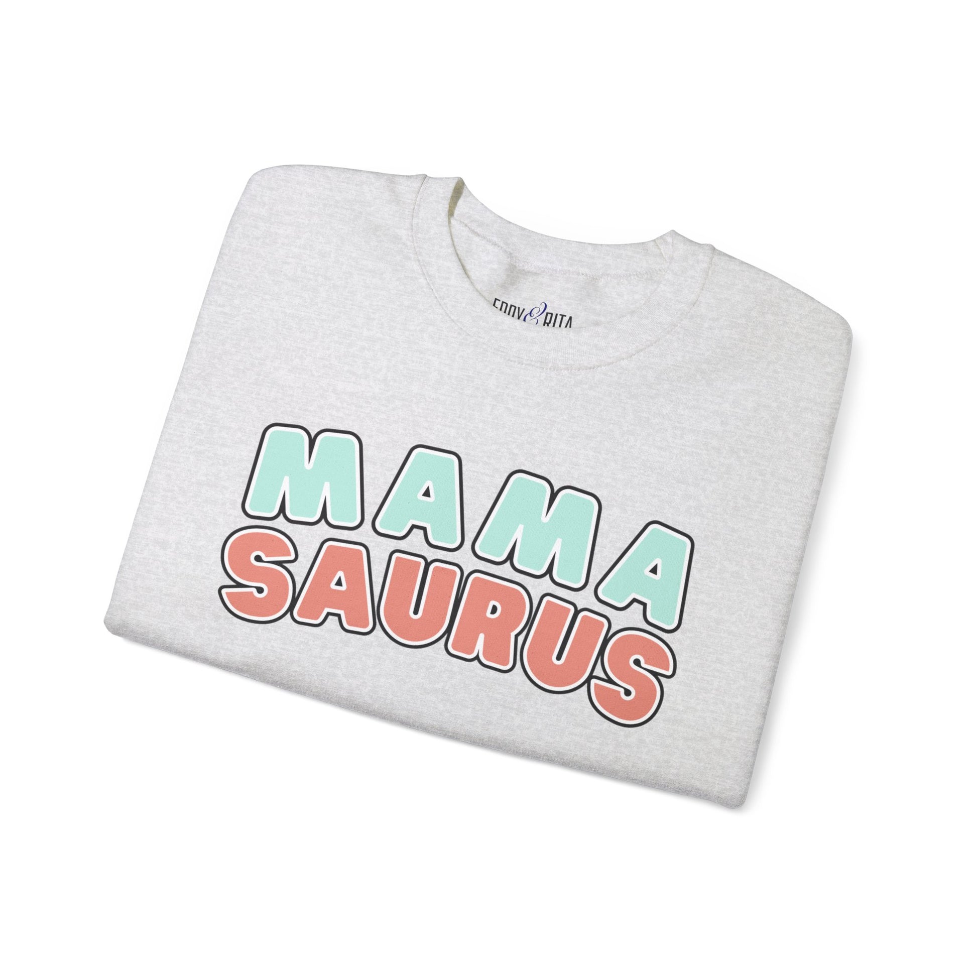 Mamasaurus Women's Heavy Sweatshirt Gift for Mother's - Eddy and Rita