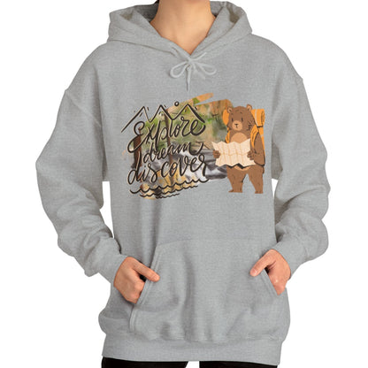 Women's Hoodie: 'Explore, Dream, Discover' - Cozy Comfort for Stylish Adventurers! - Eddy and Rita