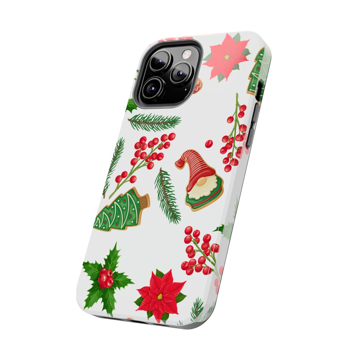 Tough Phone Case for iPhone – Holiday Gnomes Design | Durable and Festive Stocking Stuffer Gift