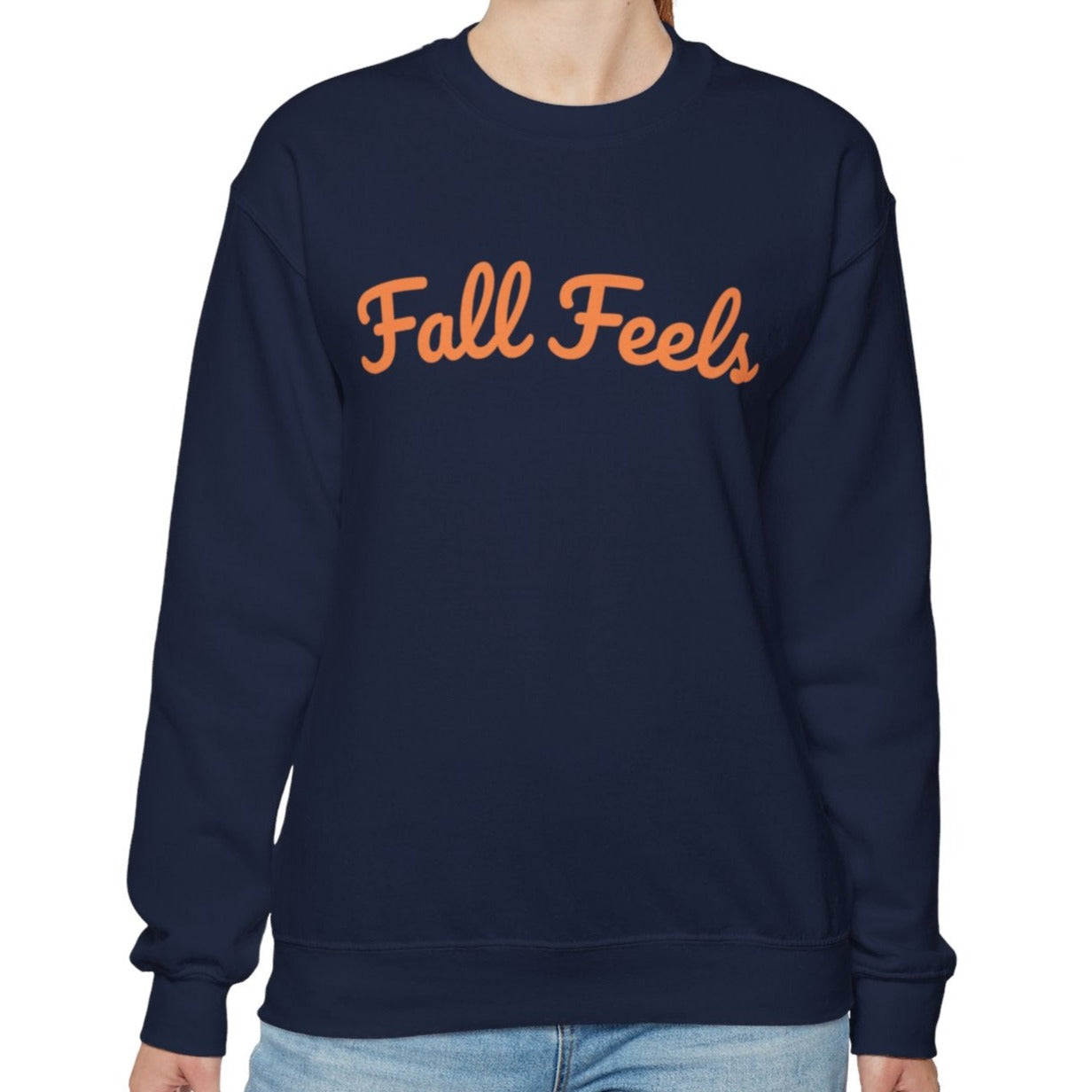 Eddy and Rita Women's Heavy Sweatshirt - "Fall Feels" Cozy Autumn Pullover