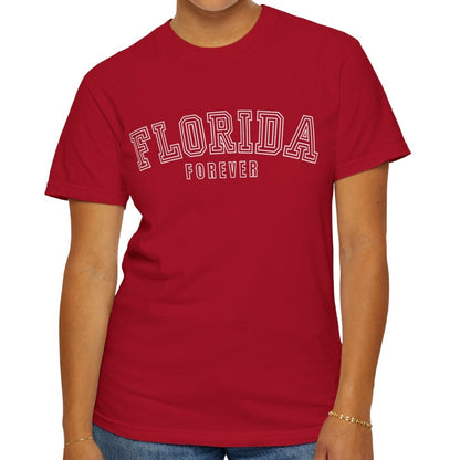 Eddy and Rita Women's Comfort Colors T-Shirt - "Florida Forever" Graphic Tee for Florida Lovers
