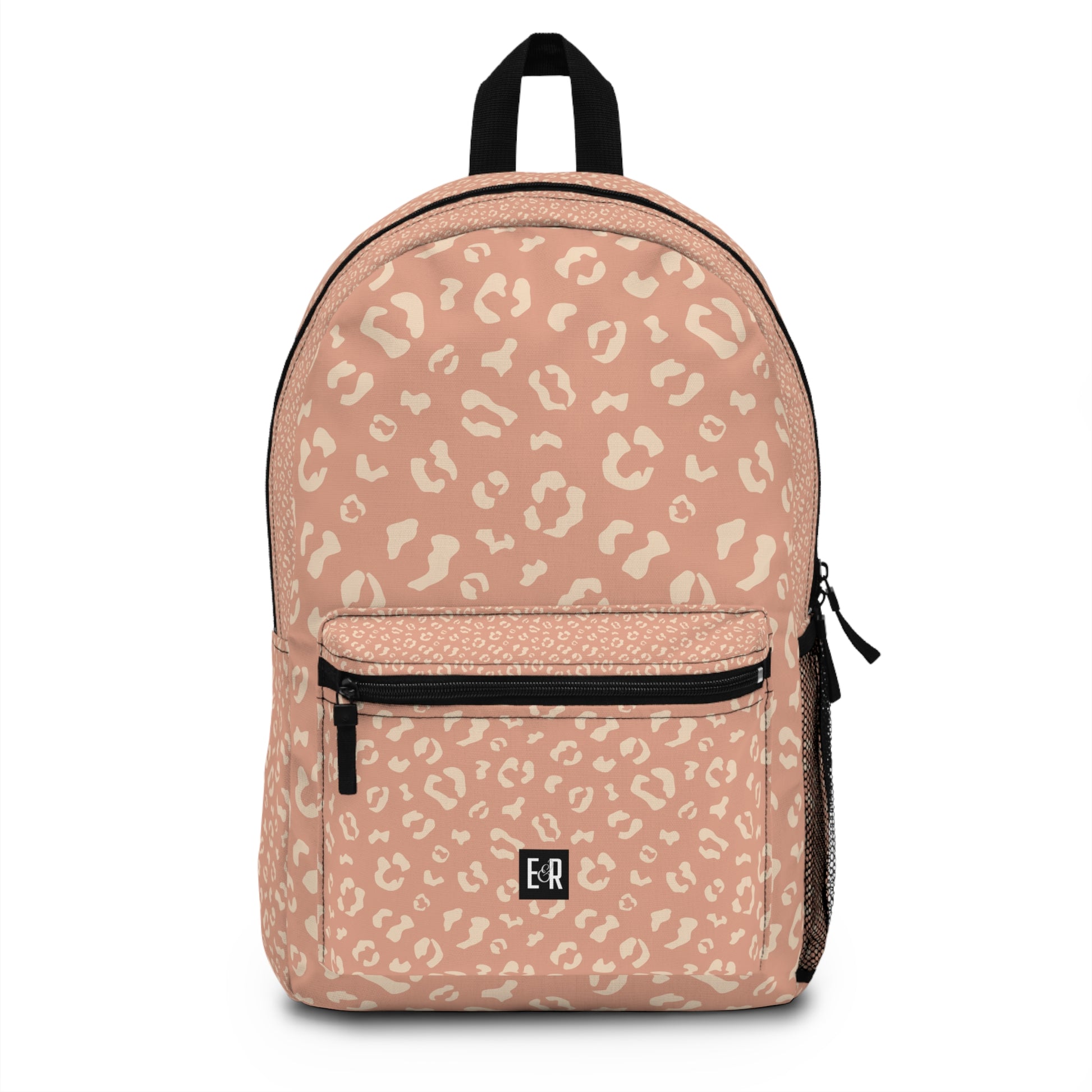 Eddy and Rita Women's Blush Pink Leopard Spots Backpack - Premium Designer Bag