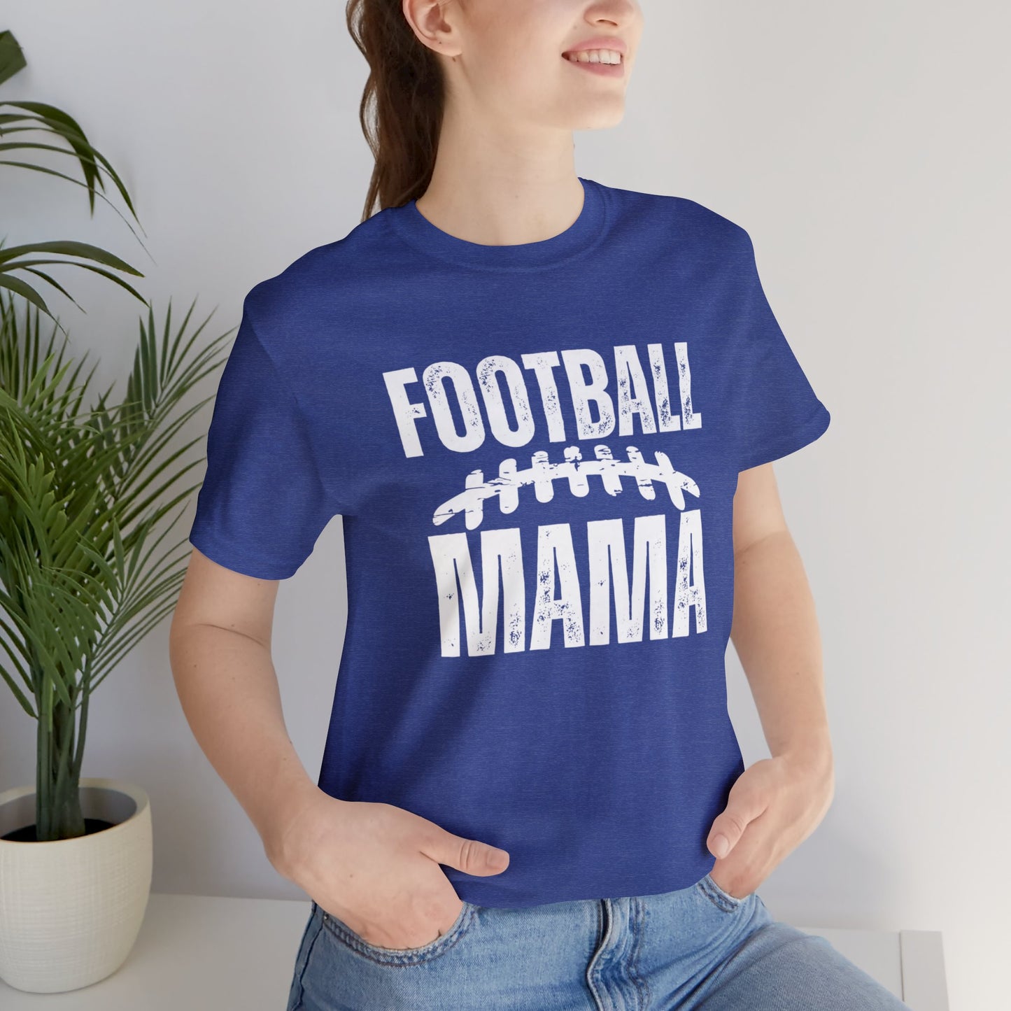 Football Mama Women's Bella Canvas T-shirt