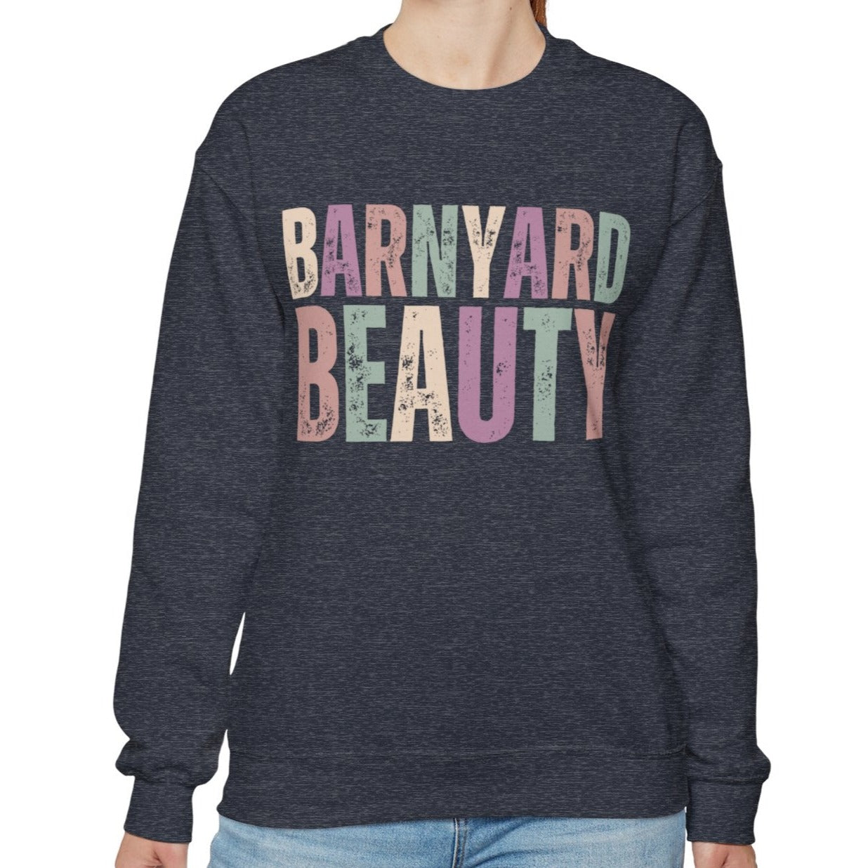 Barnyard Beauty Women's Sweatshirt: Embrace Farm Life in Comfort - Eddy and Rita