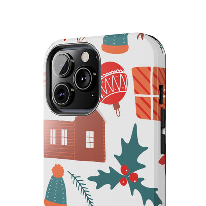 Tough Phone Case for iPhone – Festive Christmas Sweater Design | Durable and Stylish Holiday Stocking Stuffer