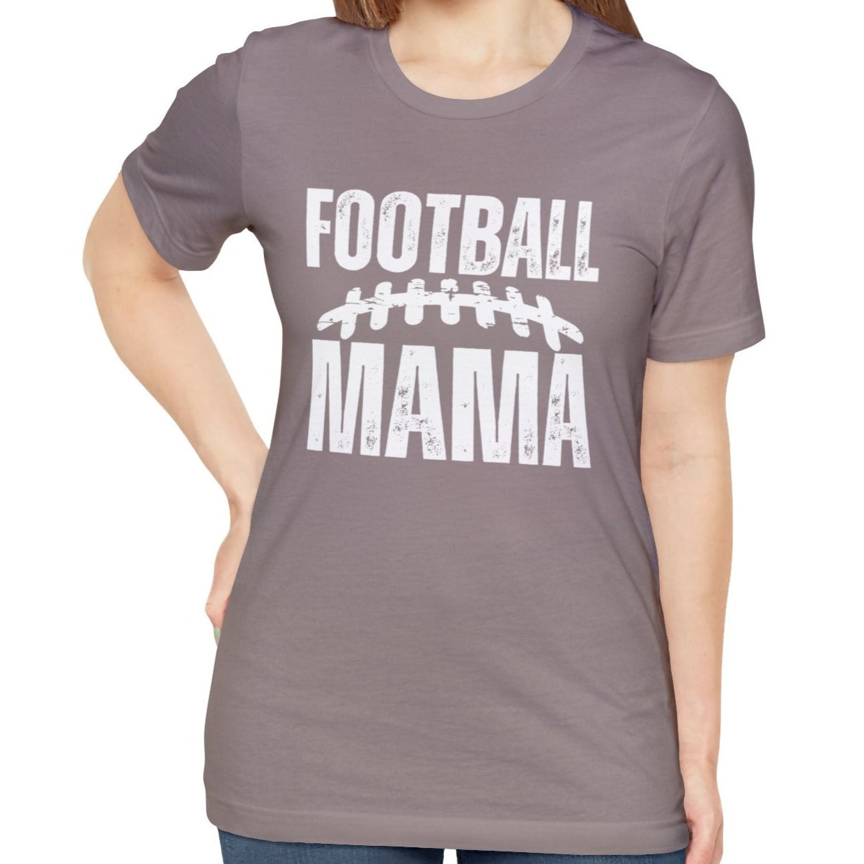 Football Mama Women's Bella Canvas T-shirt - Eddy and Rita