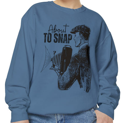 About to Snap Comfort Colors Sweatshirt - Eddy and Rita