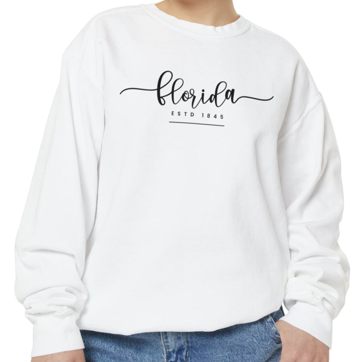 Comfort Colors Women's Sweatshirt - Florida Sunshine Pullover