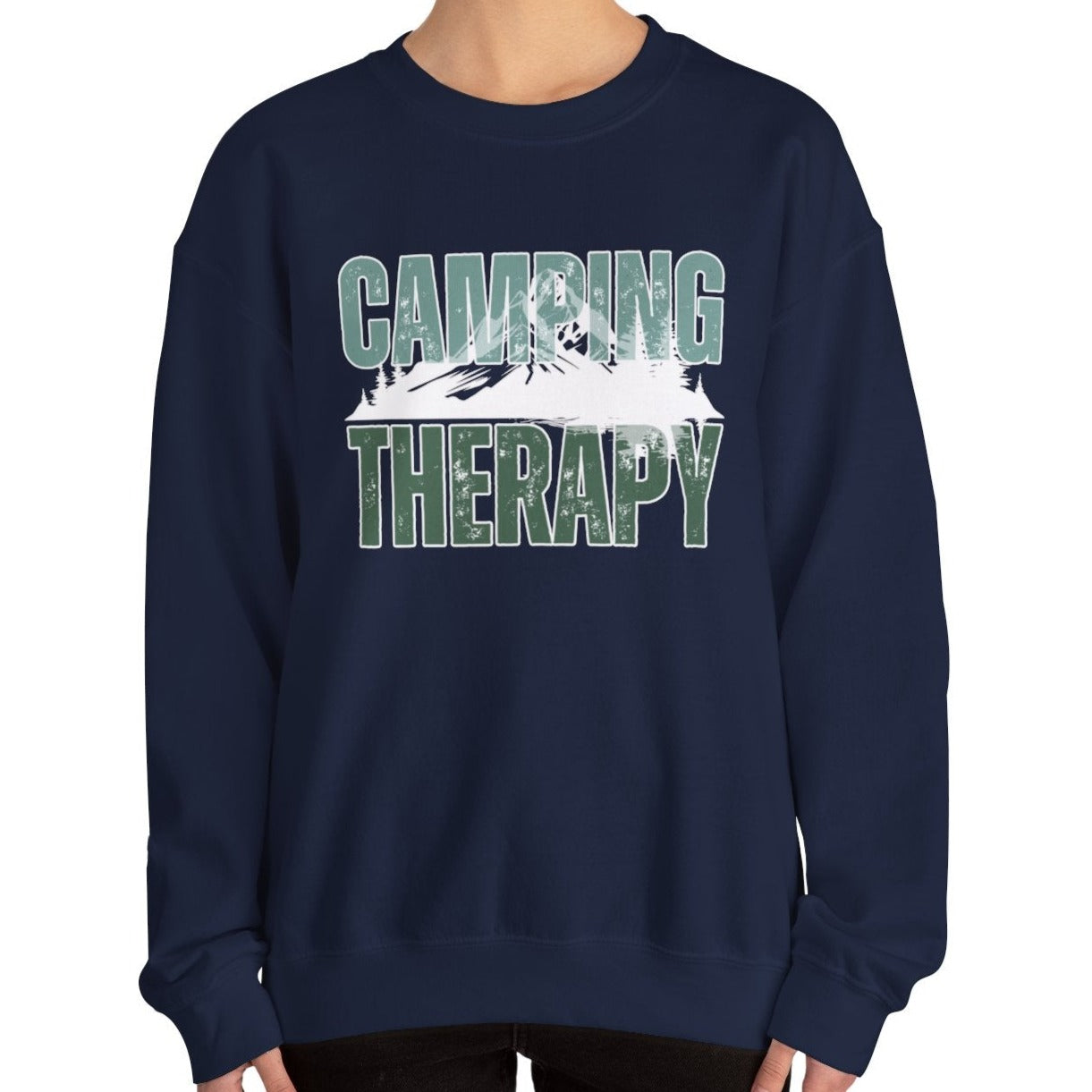 Camping Therapy: Women's Cozy Sweatshirt for Outdoor Adventure Bliss - Eddy and Rita