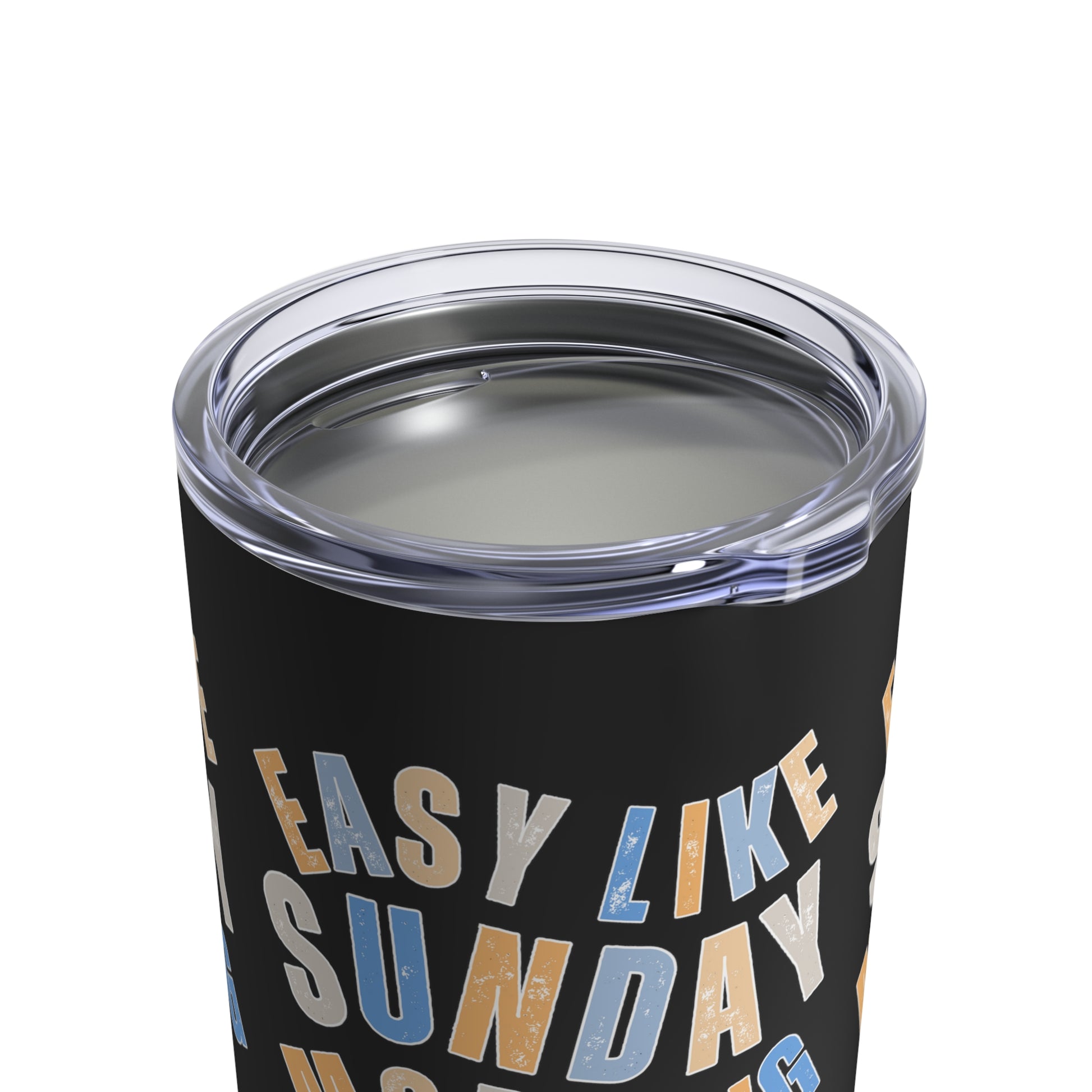 Easy Like Sunday Morning Stainless Steel 10-Ounce Tumbler - Relaxing Beverage Companion for Hot and Cold Drinks - Eddy and Rita