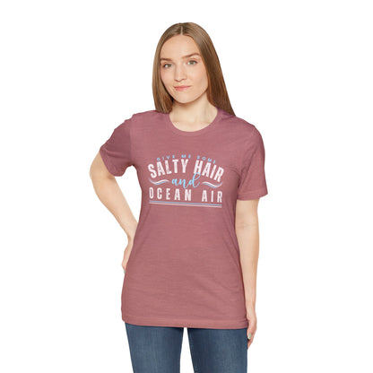 Salty Hair and Ocean Air Women's Bella Canvas T-Shirt