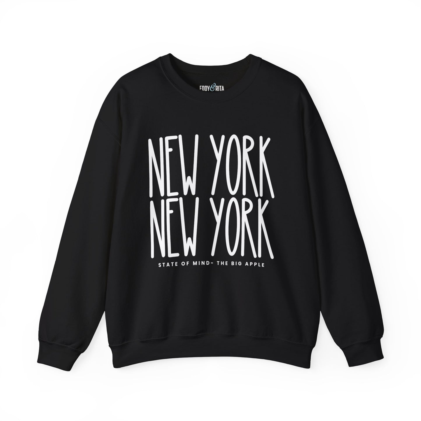 New York New York Chic: Women's Sweatshirt for Urban Style and Cozy Comfort - Eddy and Rita