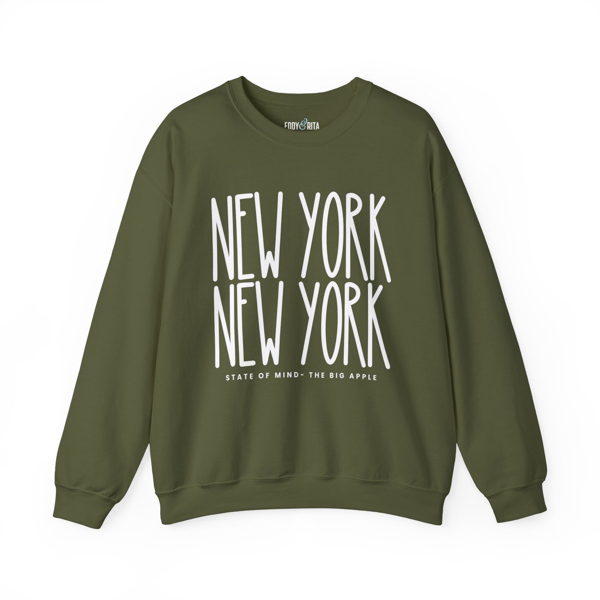 New York New York Chic: Women's Sweatshirt for Urban Style and Cozy Comfort - Eddy and Rita