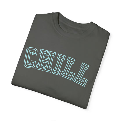 Eddy and Rita Women's Comfort Colors T-Shirt - "Chill" Relaxed Graphic Tee