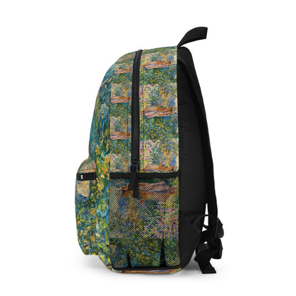 Impressionist Garden Women's Backpack - Eddy and Rita