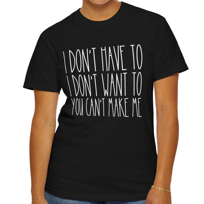 Empowerment Women's Comfort Colors Tee: Defiant Attitude - Eddy and Rita