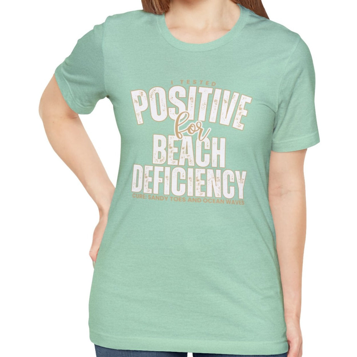 Women's "Beach Deficiency" Bella Canvas T-Shirt - Eddy and Rita