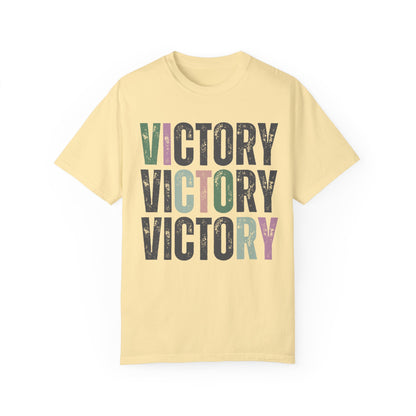 Victorious Vibes Women's Comfort Colors T-Shirt - Eddy and Rita