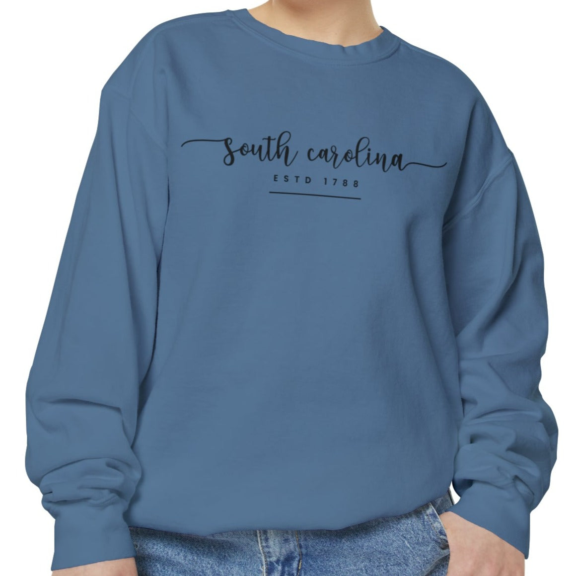 Comfort Colors Women's Sweatshirt - South Carolina Pride Pullover - Eddy and Rita