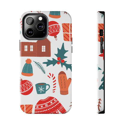 Tough Phone Case for iPhone – Festive Christmas Sweater Design | Durable and Stylish Holiday Stocking Stuffer