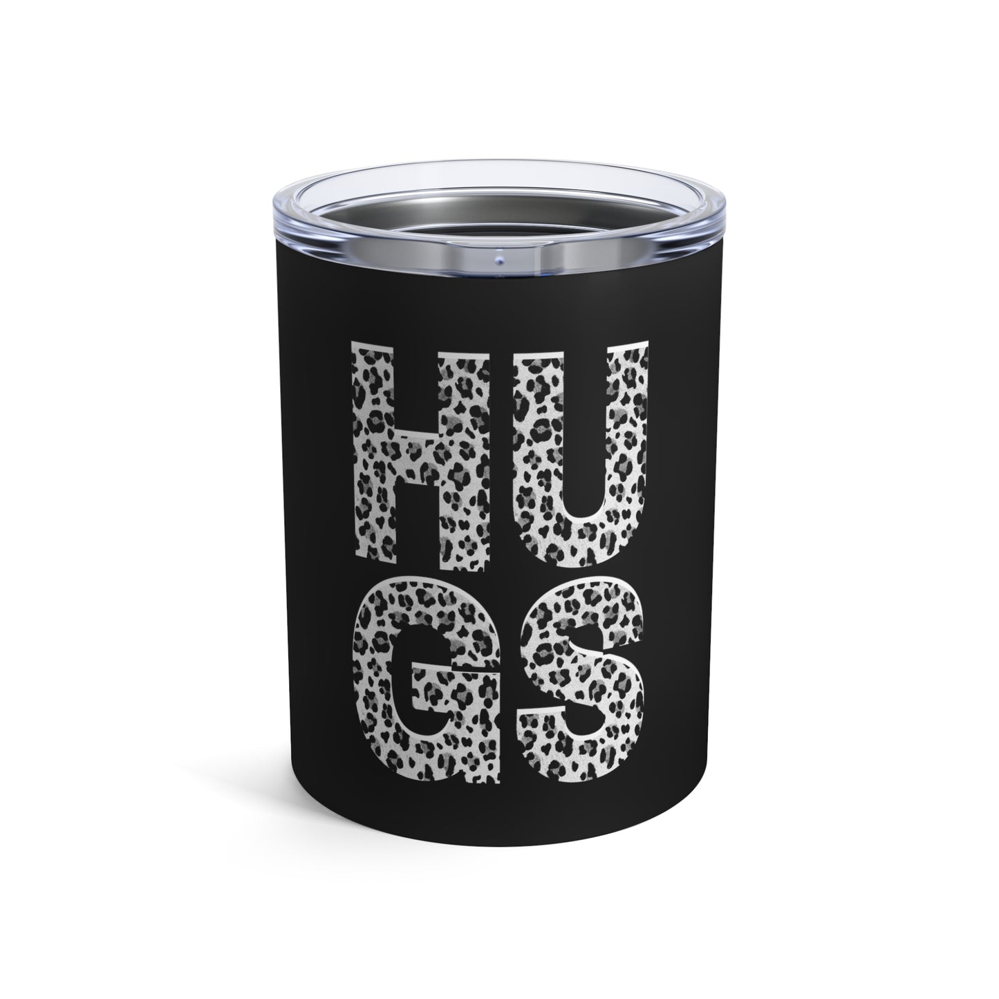 Leopard Print Hugs 10oz Tumbler - Eddy and Rita