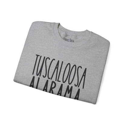 Tuscaloosa Alabama Women's Sweatshirt: Cozy Comfort with Hometown Pride - Eddy and Rita