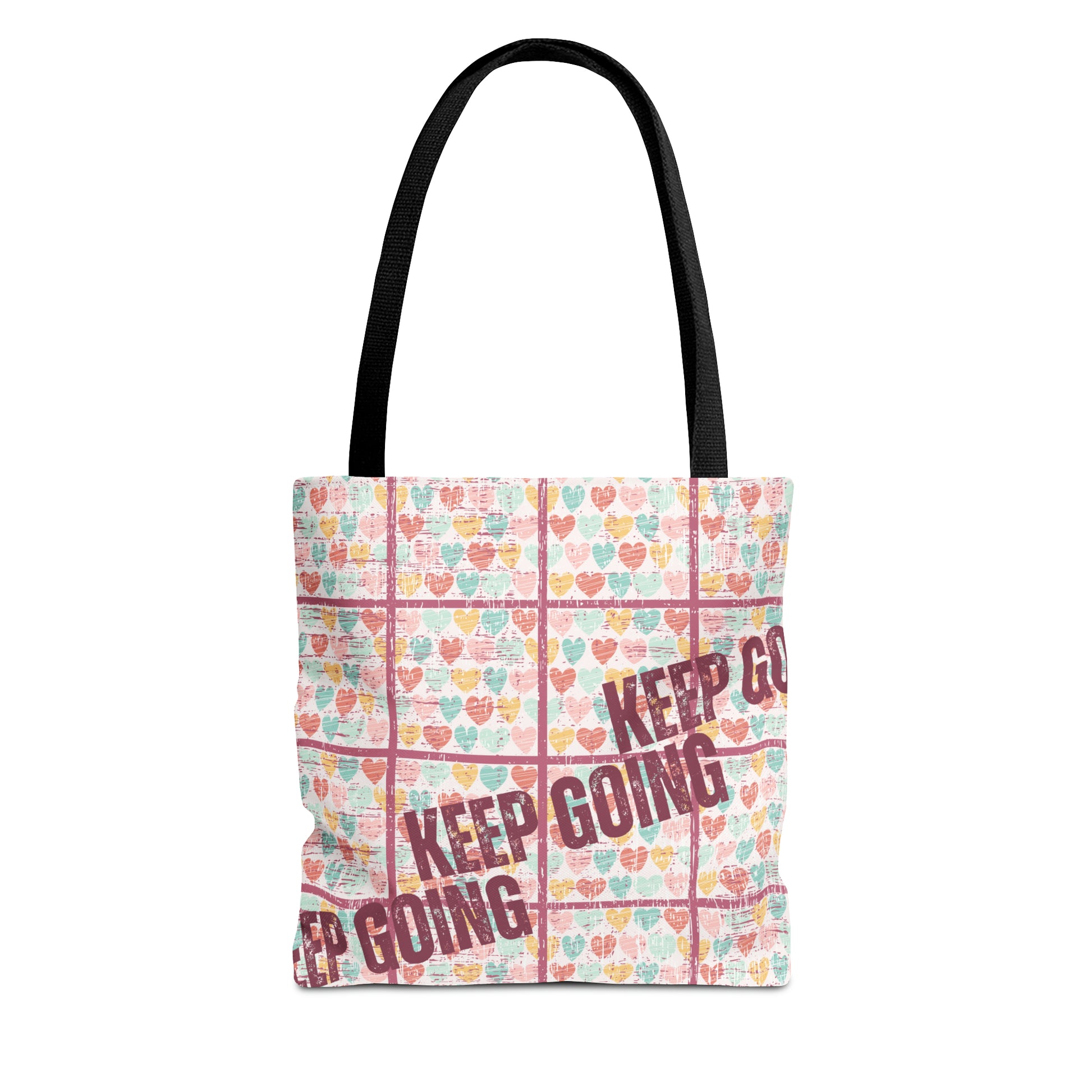 Keep Going: Women's Motivational Small Tote Bag for Everyday Inspiration - Eddy and Rita