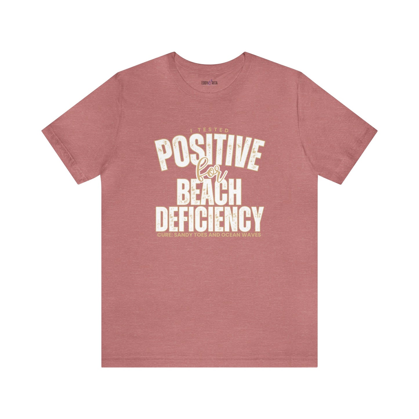 Women's "Beach Deficiency" Bella Canvas T-Shirt - Eddy and Rita