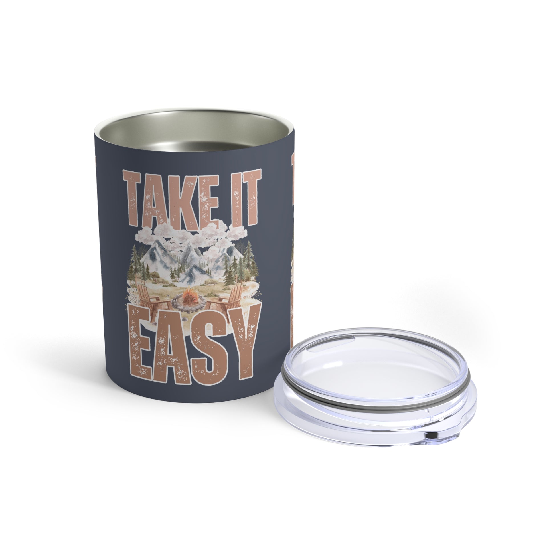 Take It Easy Stainless Steel 10-Ounce Tumbler - Eddy and Rita