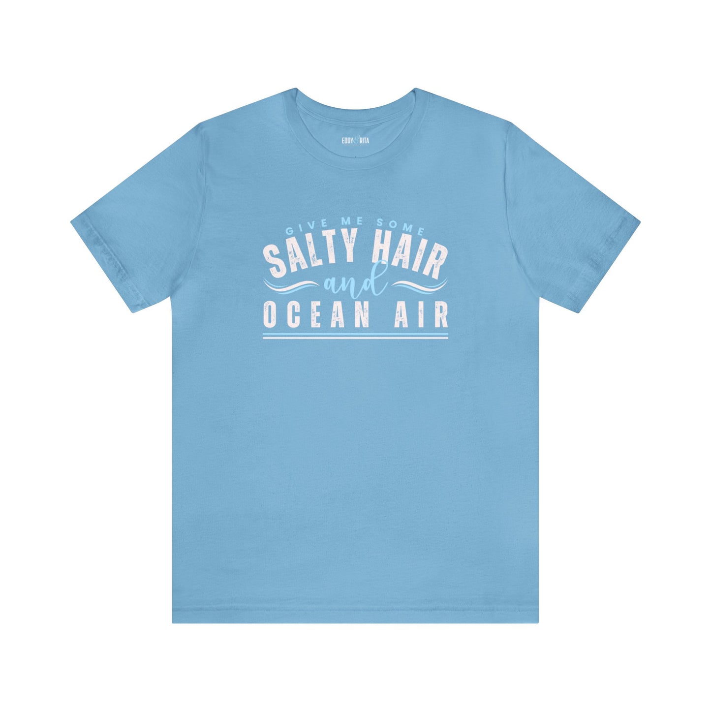 Salty Hair and Ocean Air Women's Bella Canvas T-Shirt - Eddy and Rita