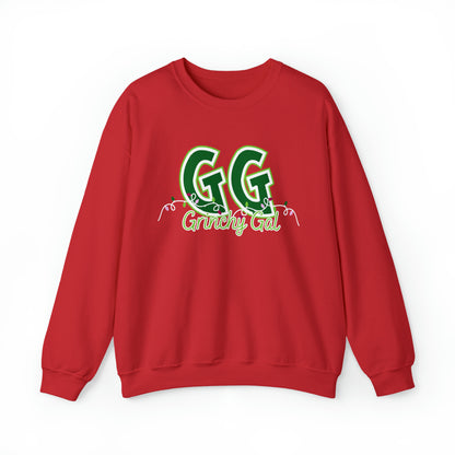 Women's 'GG' Grinchy Girl Christmas Lights Sweatshirt Success - Eddy and Rita