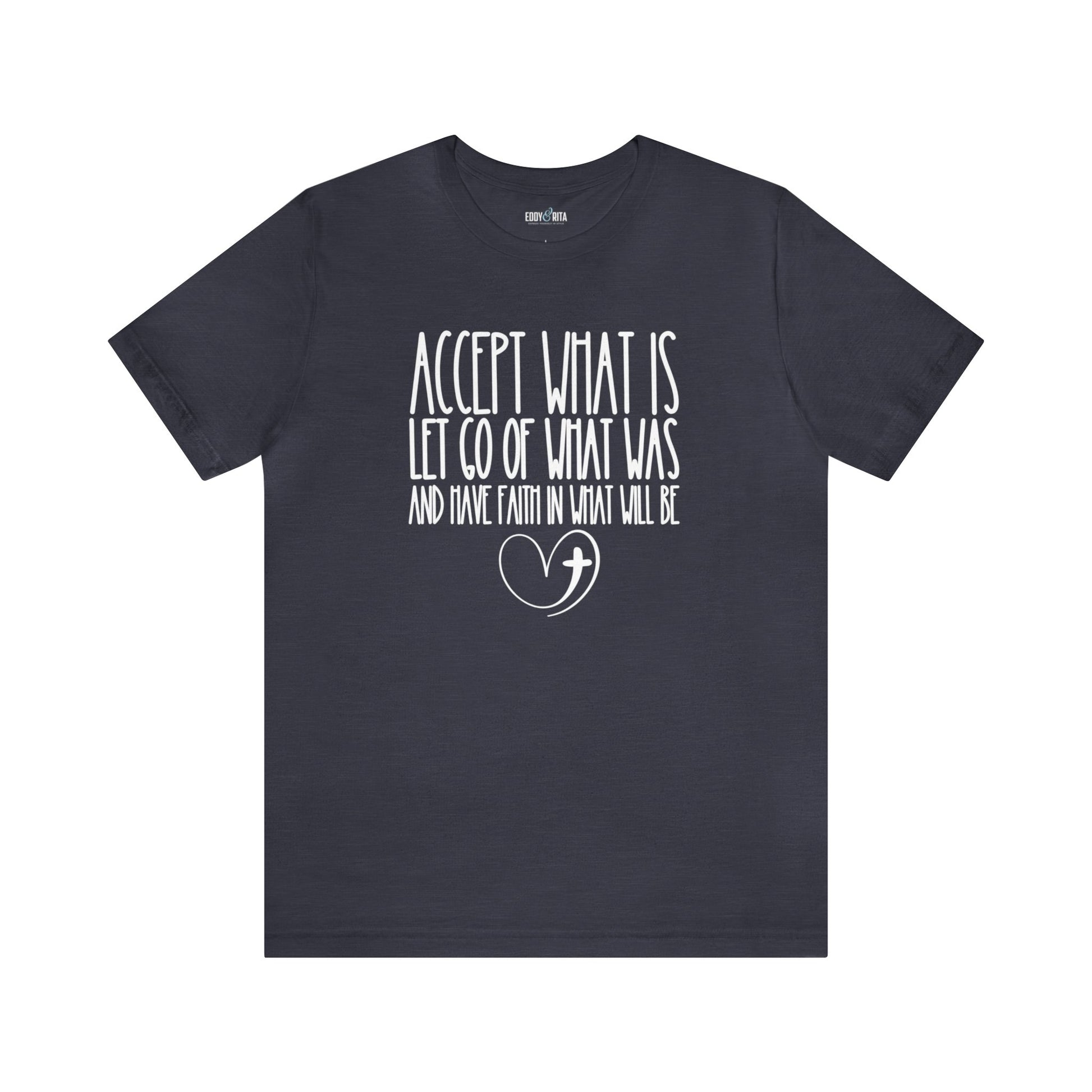 Accept, Let Go, Have Faith Women's Bella Canvas Tee: Inspirational Comfort with Stylish Ease