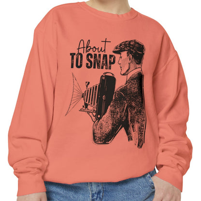 About to Snap Comfort Colors Sweatshirt - Eddy and Rita