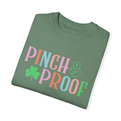 Unisex Garment-Dyed T-Shirt - "Pinch Proof" St. Patrick's Day Tee