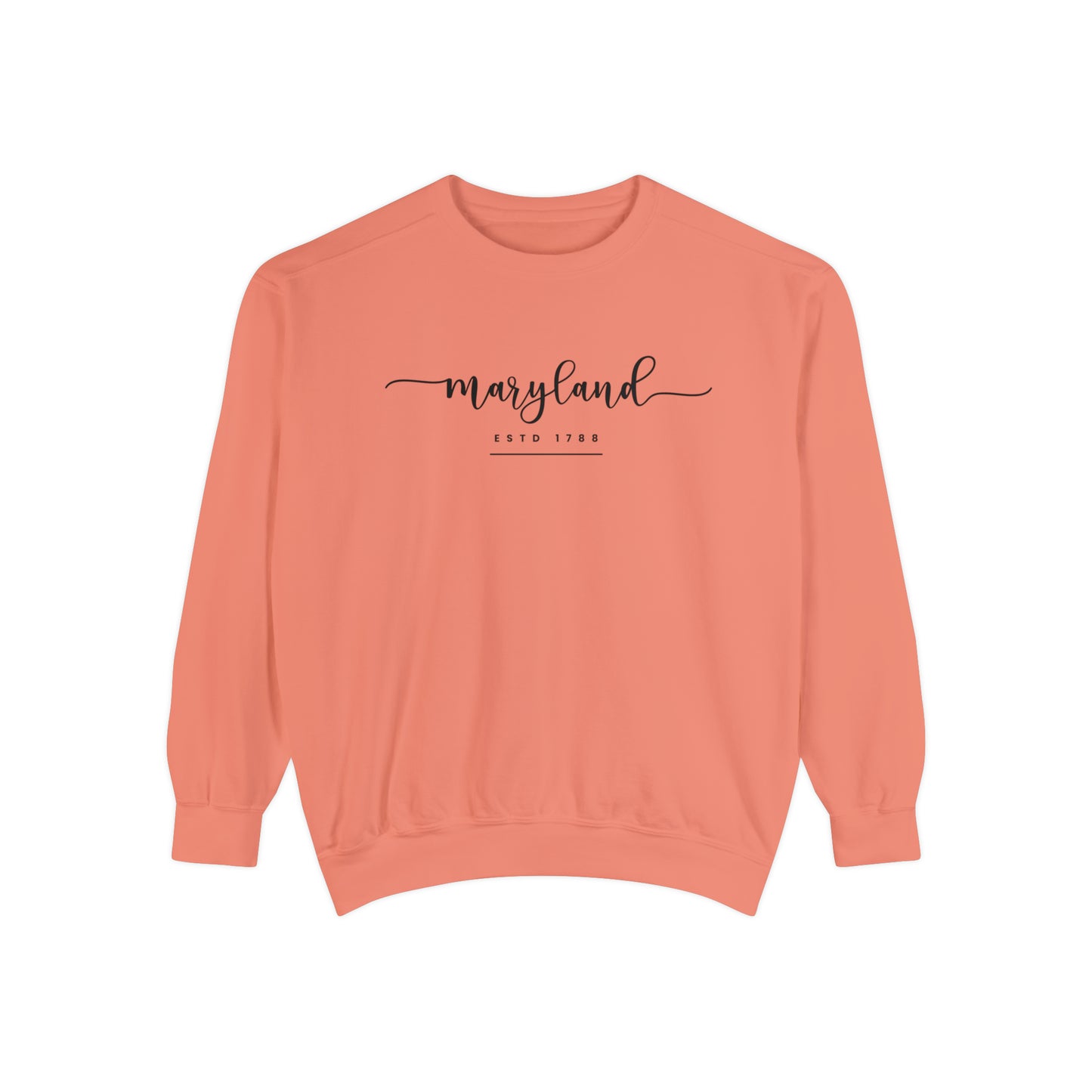 Cozy Comfort Colors Women's Sweatshirt Maryland-Inspired Chic - Eddy and Rita