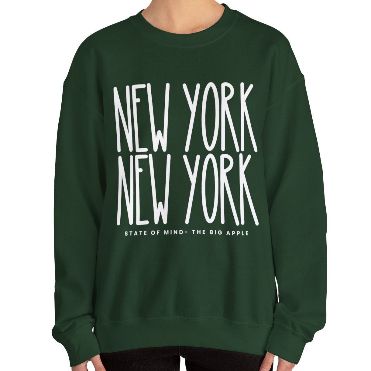 New York New York Chic: Women's Sweatshirt for Urban Style and Cozy Comfort - Eddy and Rita