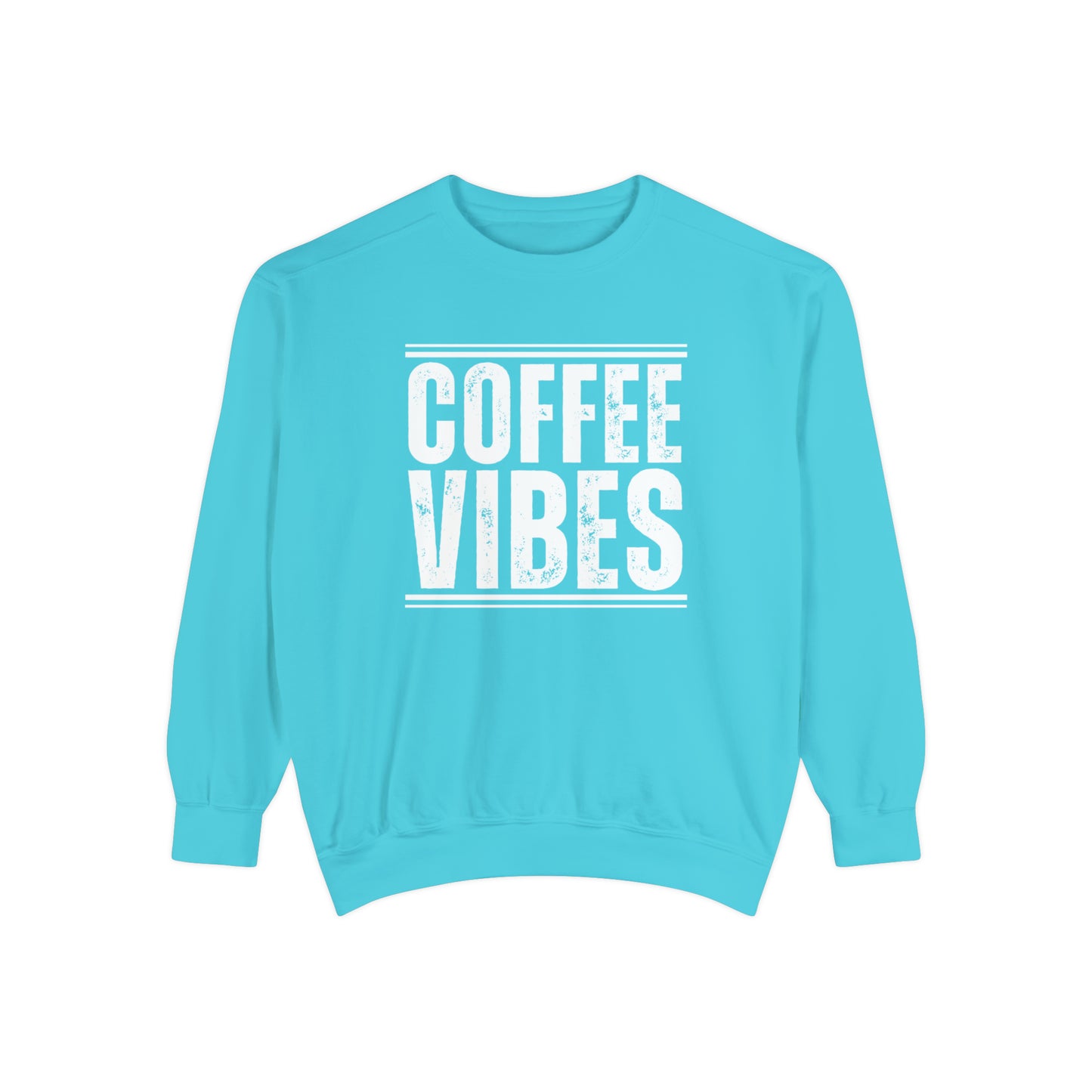 Coffee Vibes Women's Comfort Colors Sweatshirt - Cozy and Stylish - Eddy and Rita