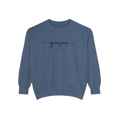 Comfort Colors Women's Sweatshirt - Georgia Pride Pullover - Eddy and Rita