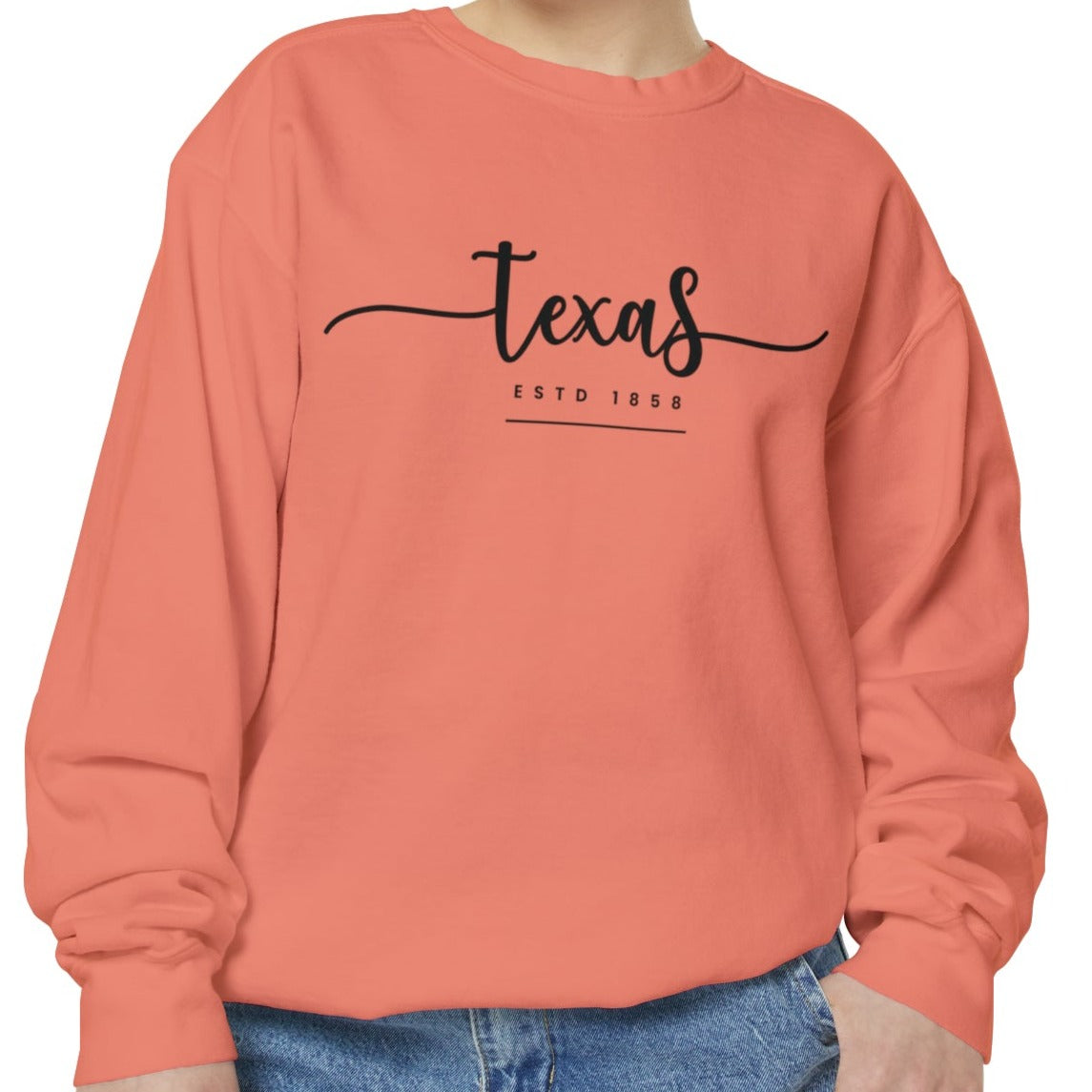 Texas Pride Comfort Colors Women's Sweatshirt - Eddy and Rita