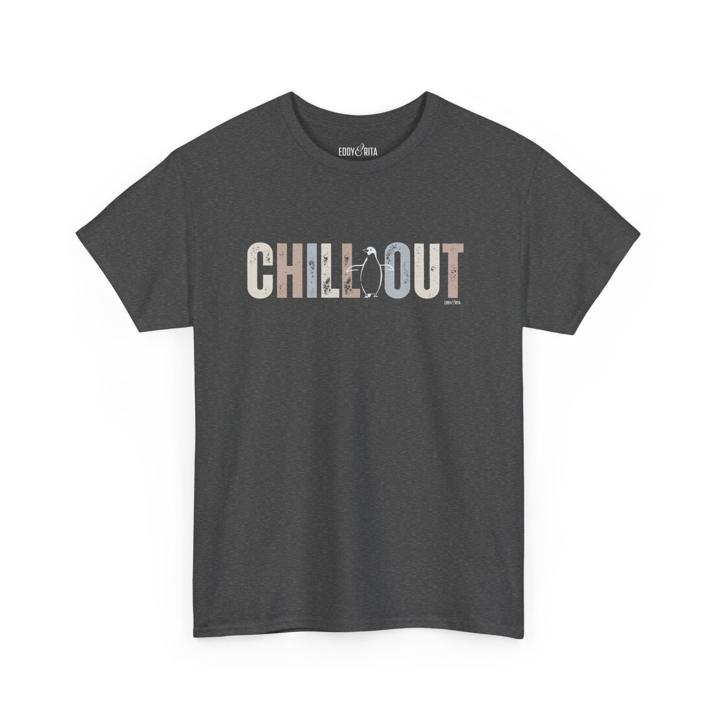 Eddy and Rita Women's Cotton Tee - "Chill Out" Graphic T-Shirt