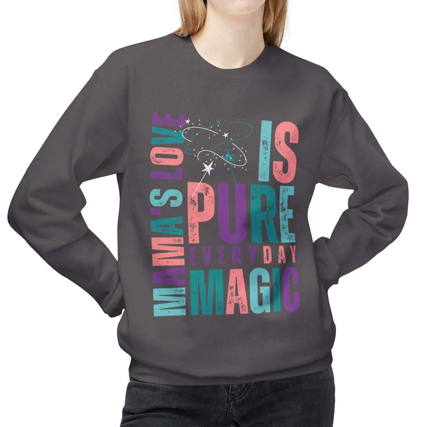 Everyday Magic Momma's Love Midweight Fleece Sweatshirt - Eddy and Rita