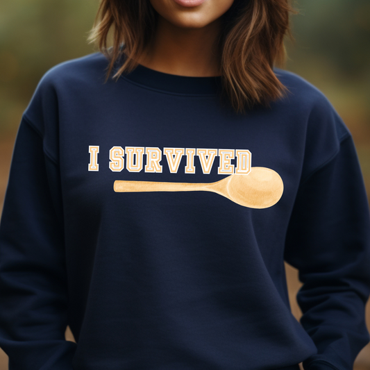 I Survived Gen X Humor Women's Sweatshirt: Cozy Comfort - Eddy and Rita