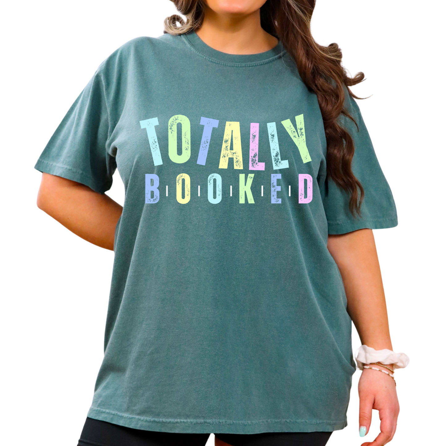 Totally Booked Women's Comfort Colors T-Shirt - Eddy and Rita