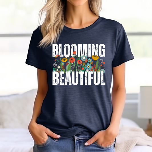 Blooming Beautiful Women's Bella Canvas T-Shirt - Eddy and Rita