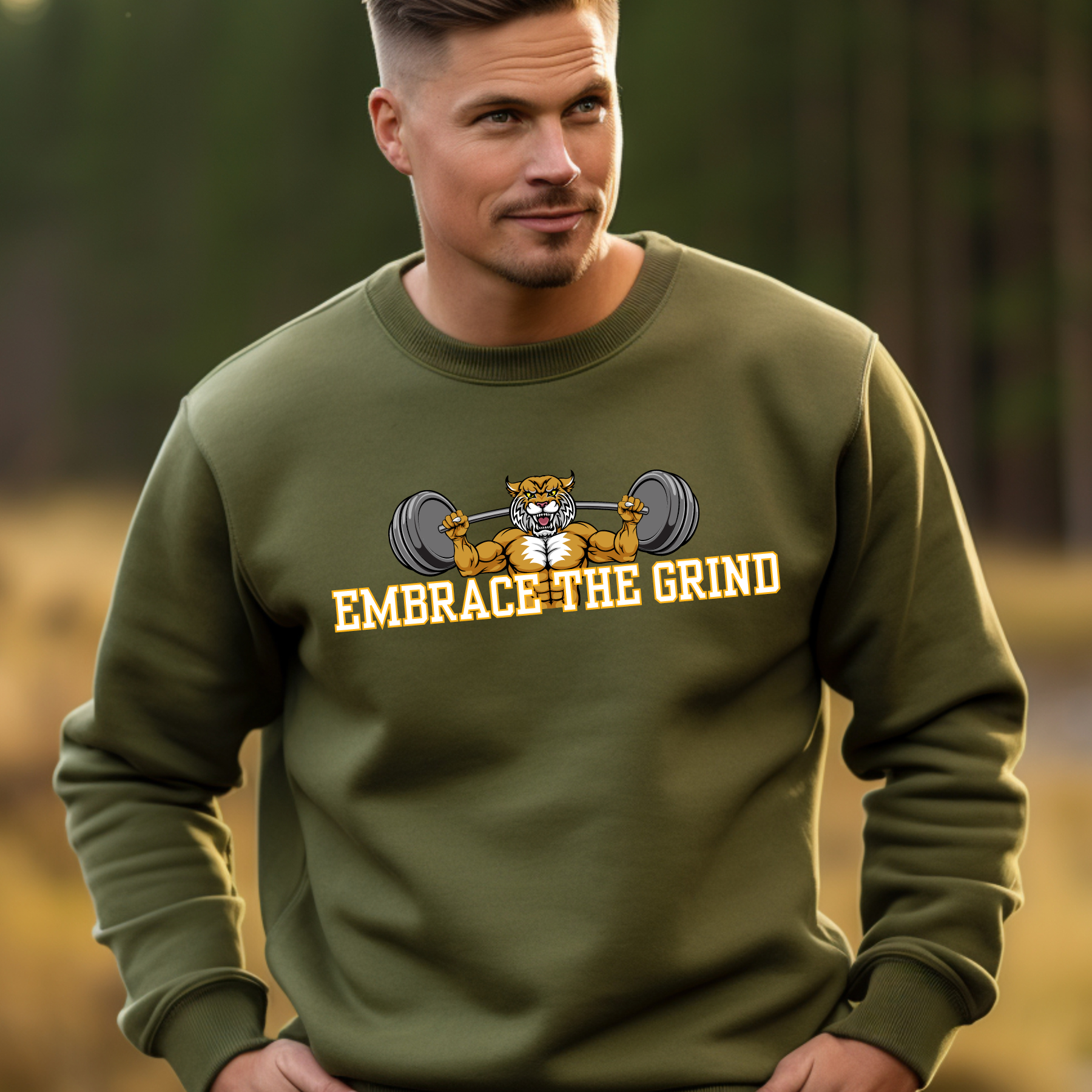 Embrace the Grind Men's Sweatshirt: Elevate Your Style with Determined Comfort - Eddy and Rita