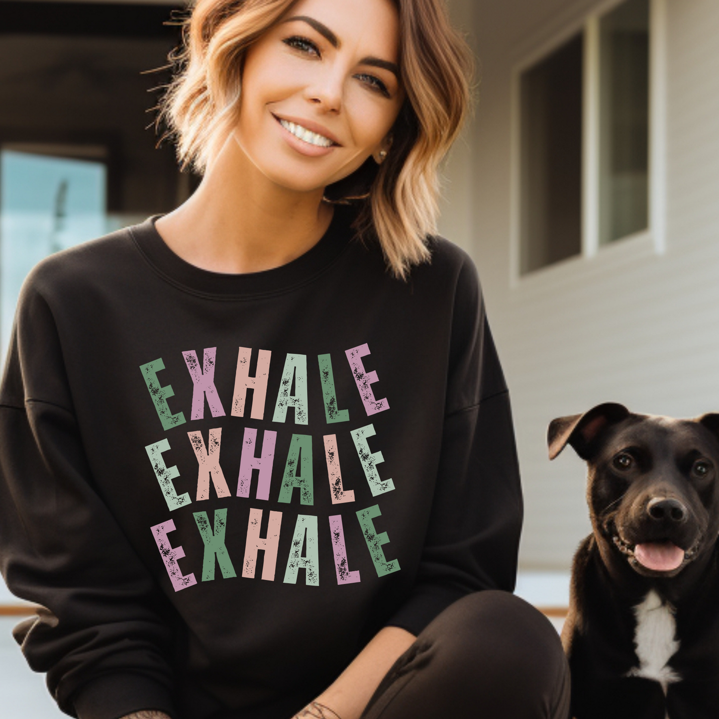 Exhale Comfort Women's Midweight Sweatshirt