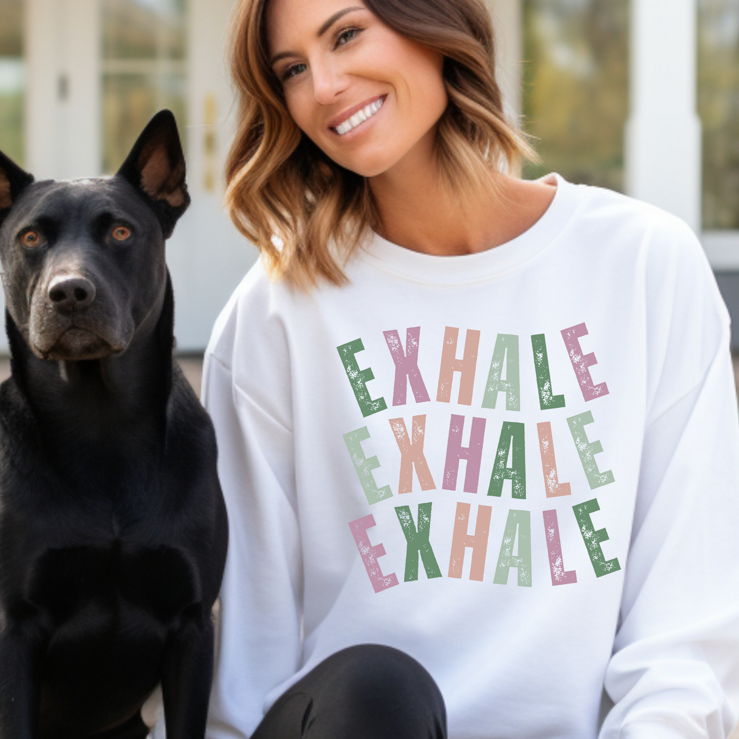 Exhale Comfort Women's Midweight Sweatshirt - Eddy and Rita