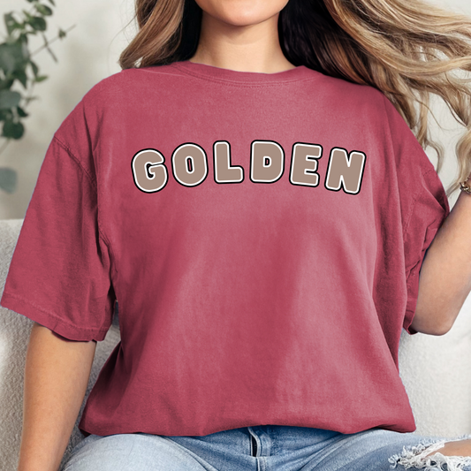 Golden Glow Women's Comfort Colors T-Shirt - Eddy and Rita