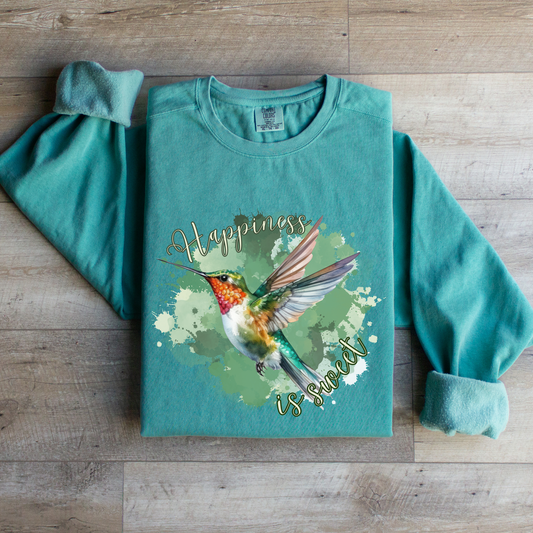 Happiness is Sweet Comfort Colors Sweatshirt - Eddy and Rita