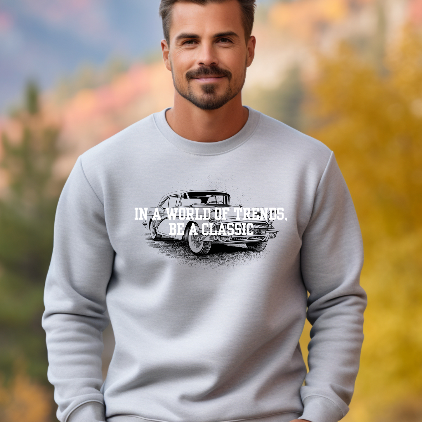 In a World of Trends, Be a Classic Men's Sweatshirt: Timeless Style - Eddy and Rita